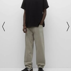 Pull&Bear | Baggy Fit Loose Khaki Taupe Jeans| Sz. 31| Normcore, Grunge